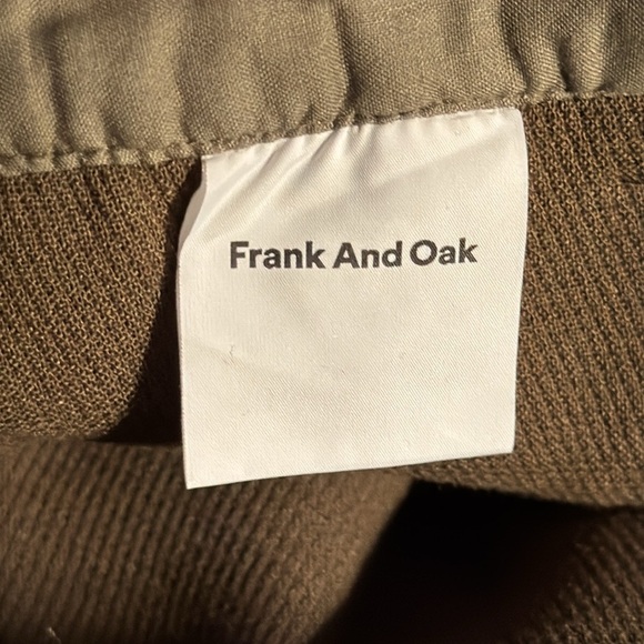 Frank And‎ Oak olive green utility mini skirt Sz S - Picture 5 of 8